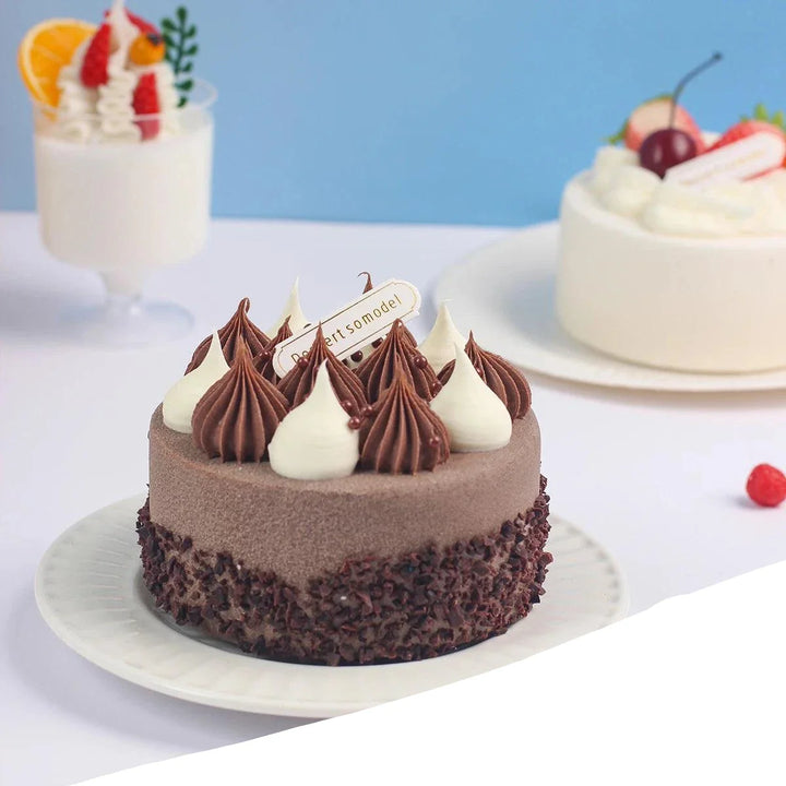 Lisslune | Realistic Artificial Sea Salt Room Cake Model - Ideal for Events, Home Decor, and Restaurant Displays
