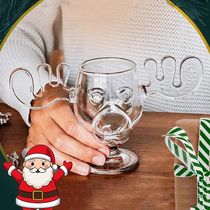 Lisslune | Nordic Antler Novelty Drinking Glass