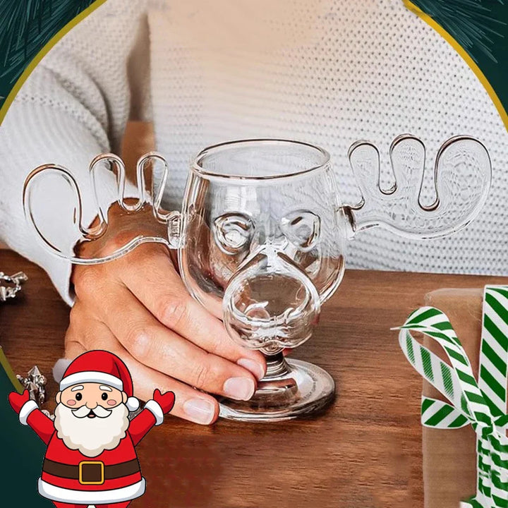 Lisslune | Nordic Antler Novelty Drinking Glass