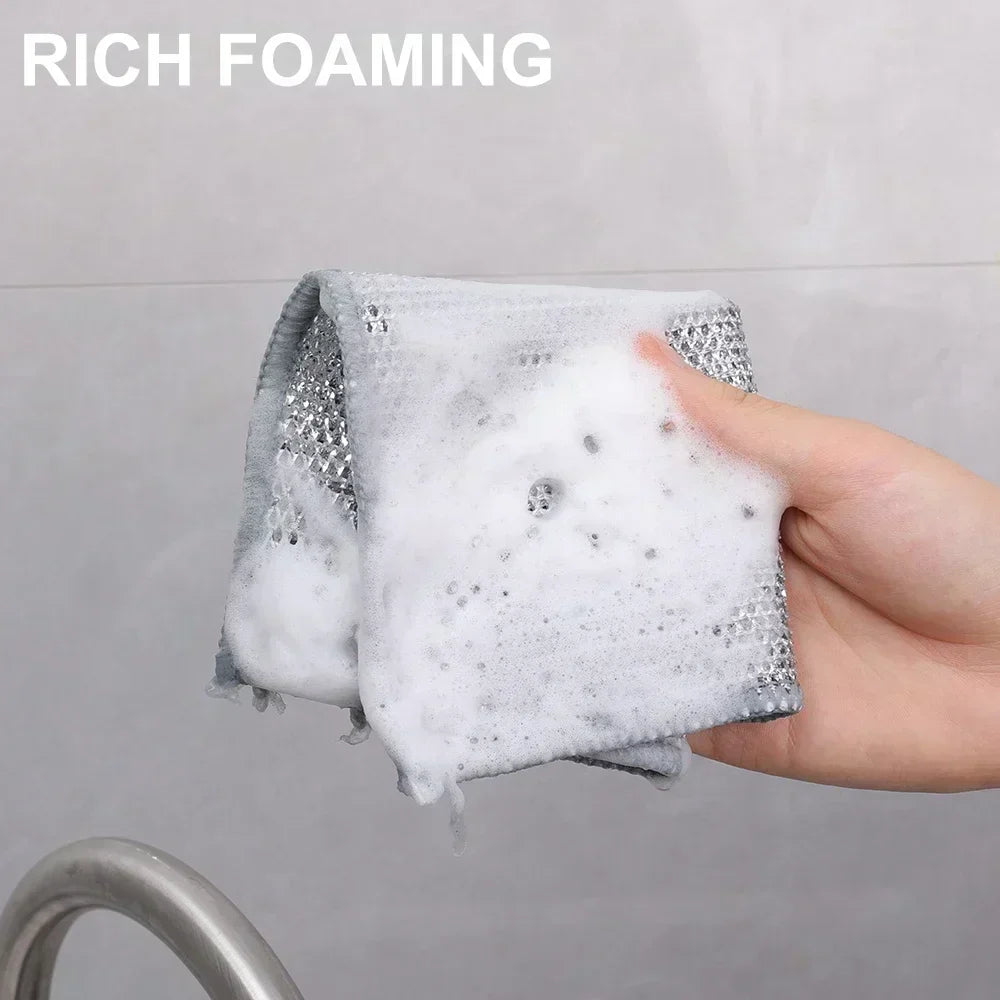 Lisslune | Non-Stick Iron Wipe Double Layer Wire Cleaning Cloth