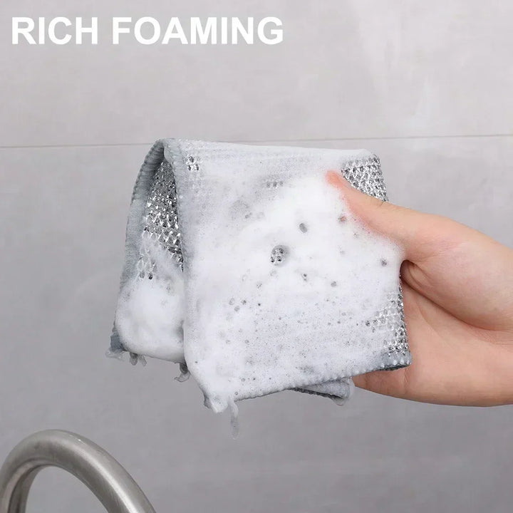 Lisslune | Non-Stick Iron Wipe Double Layer Wire Cleaning Cloth
