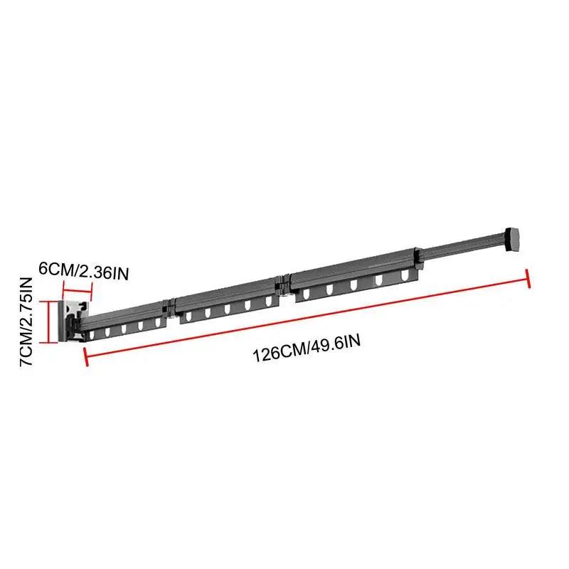 Lisslune | Collapsible Clothes Rack for Compact Storage in Indoor and Outdoor Areas