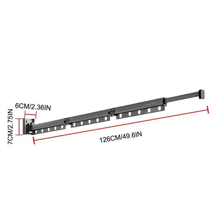 Lisslune | Collapsible Clothes Rack for Compact Storage in Indoor and Outdoor Areas