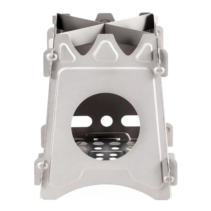 Lisslune | Compact Outdoor Stainless Steel Camping Stove - Perfect for Hiking and Cooking in the Wild