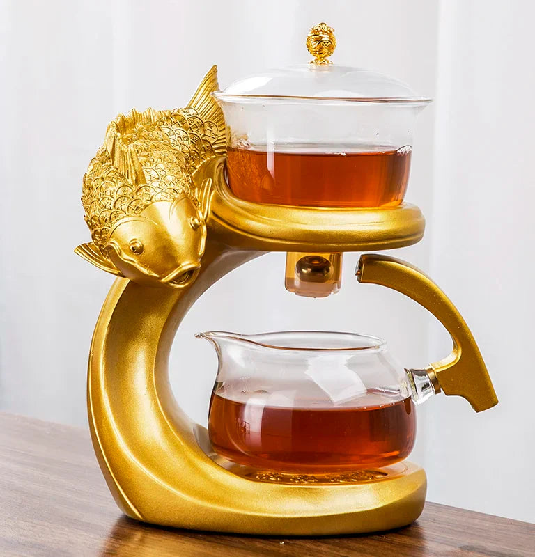 Lisslune | Magnetic Flow Kungfu Turtle Dragon Teapot Infuser