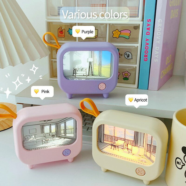 Lisslune | Mini Art TV Painting Decor Night Lamp