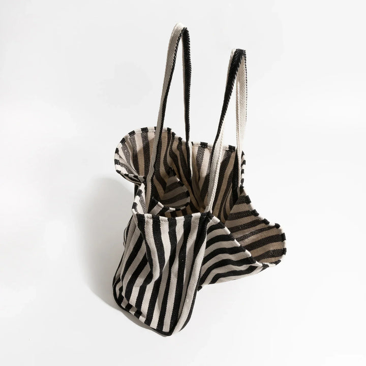 Lisslune | Striped linen tote bag