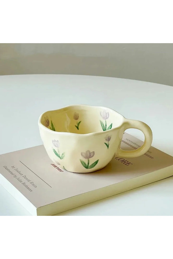 Lisslune | Flower ceramic mug