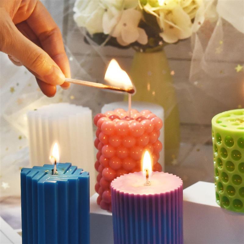 Lisslune | Candle Making Masterpiece: Roman Style Silicone Mold Set for Creative Artistry
