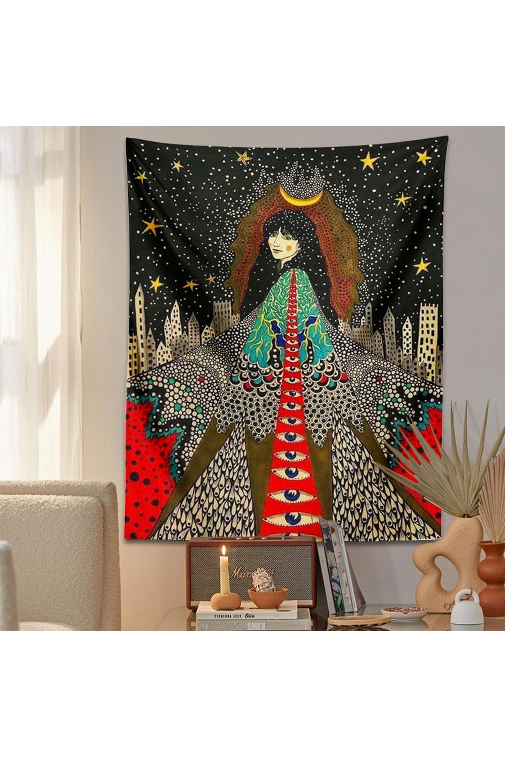 Lisslune | To The Girl Psychedelic Tapestry