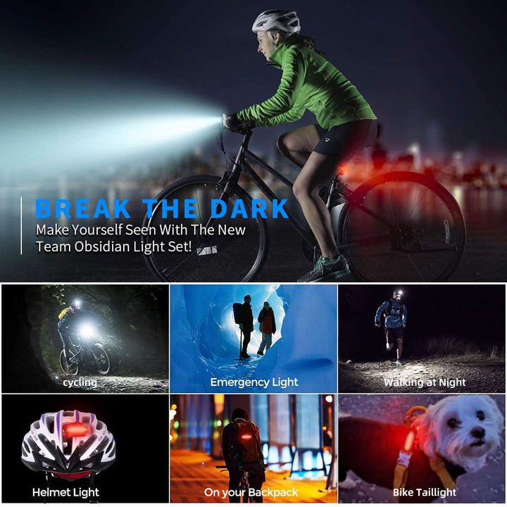 Lisslune | LuminoRide Power Beam – Ultra-bright bicycle lamp with 5000 lumens & 10000-mAh battery