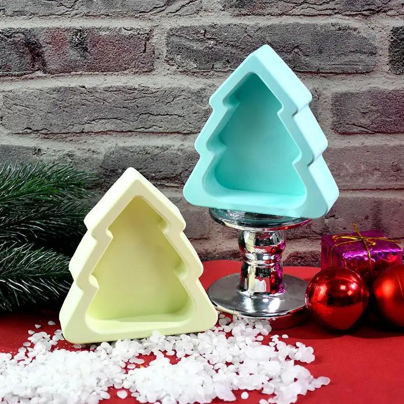 Lisslune | Festive Christmas Tree Silicone Mold for Candles and Ornaments