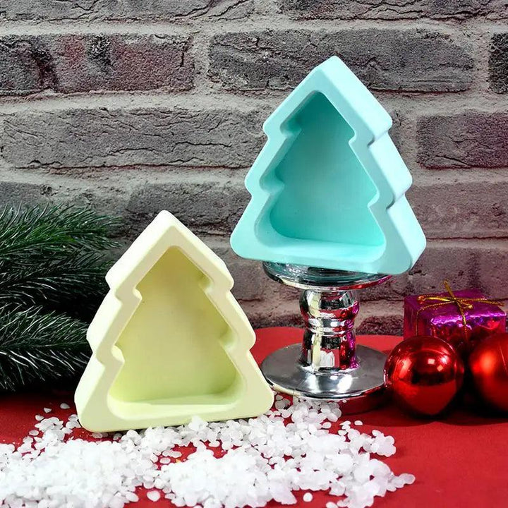 Lisslune | Festive Christmas Tree Silicone Mold for Candles and Ornaments