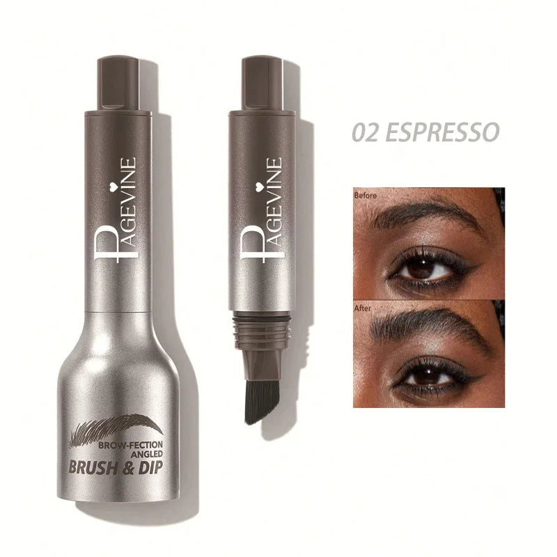 Rynx | 3D Color Pencil Eyebrow Microblading Anti-Smudge Waterproof Long-Lasting Black Brown Brush Natural Wild Eyebrow Enhancer Cream