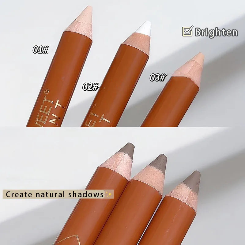Rynx | Double-sided contouring shadow pencil face brighten nose shadow profile natural three-dimensional highlighter stick Korean makeup