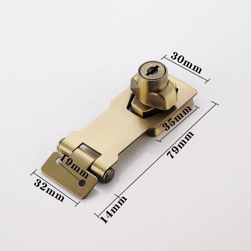 Lisslune | Cabinet Secure Stainless Steel Heavy Duty Drawer Lock