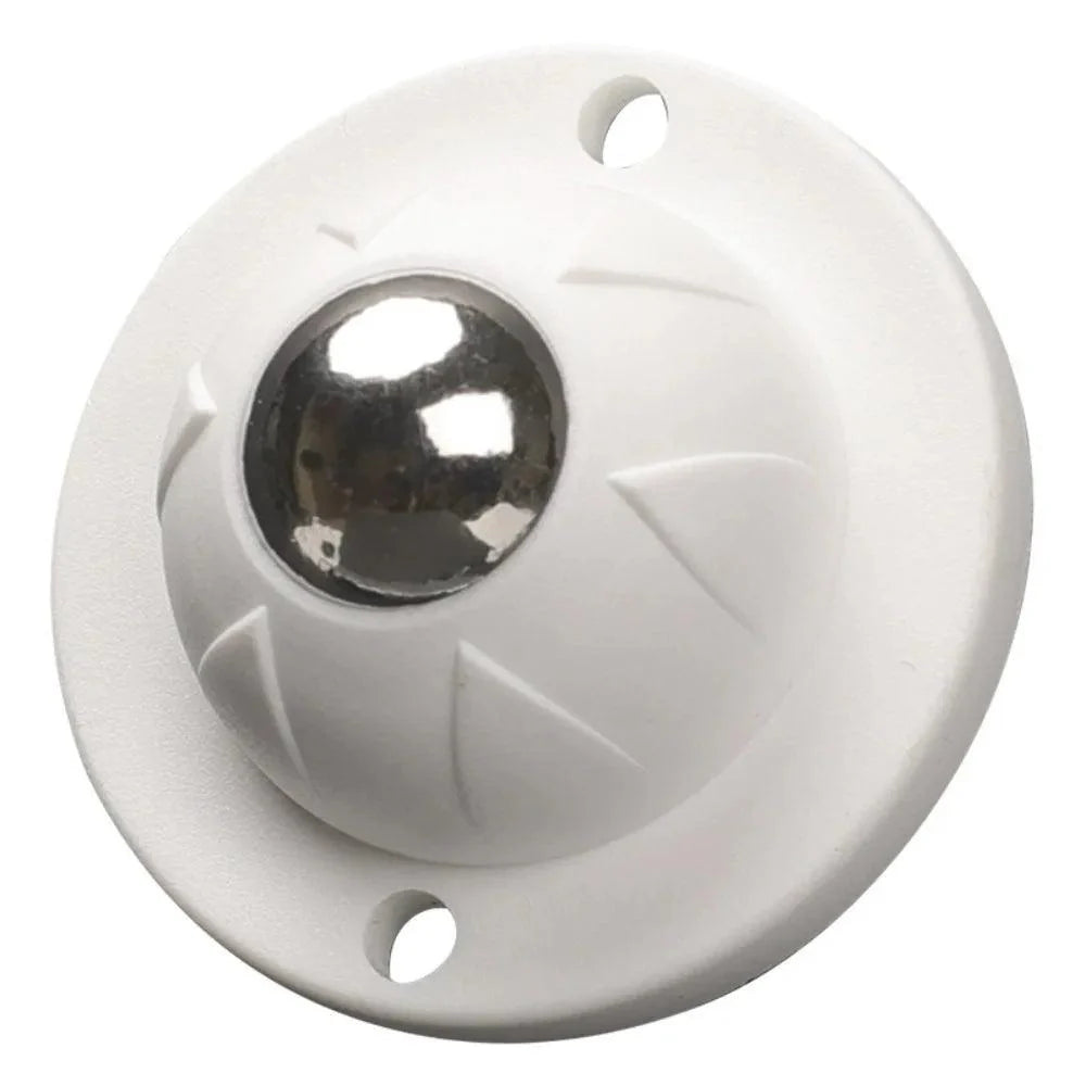 Lisslune | Self-adhesive 360° swivel castors - Mini stainless steel furniture wheels with universal ball mechanism