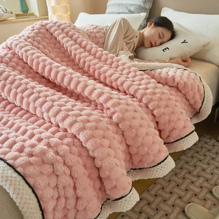 Lisslune | TurtleVelvet | Autumn Flannel Blanket