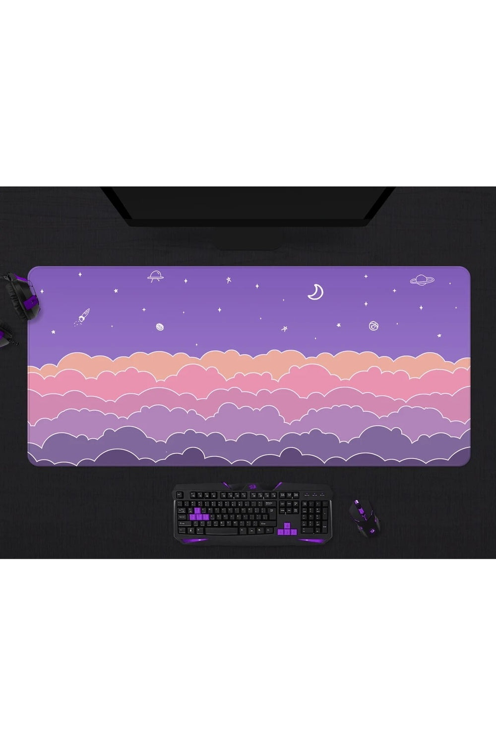 Lisslune | purple desk pad