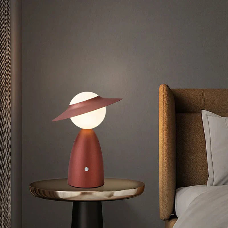 Lisslune | Battery Table Lamp Man with Hat