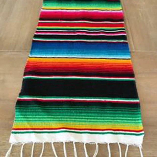 Lisslune | Colorful Mexican Serape Blanket