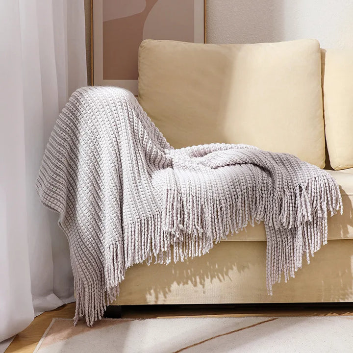 Rynx | Textile City Nordic Throw Blanket Knitted Sofa Cover Office Nap Air Conditioning Blanket Bohemian Hotel Decor Bedspread Towel
