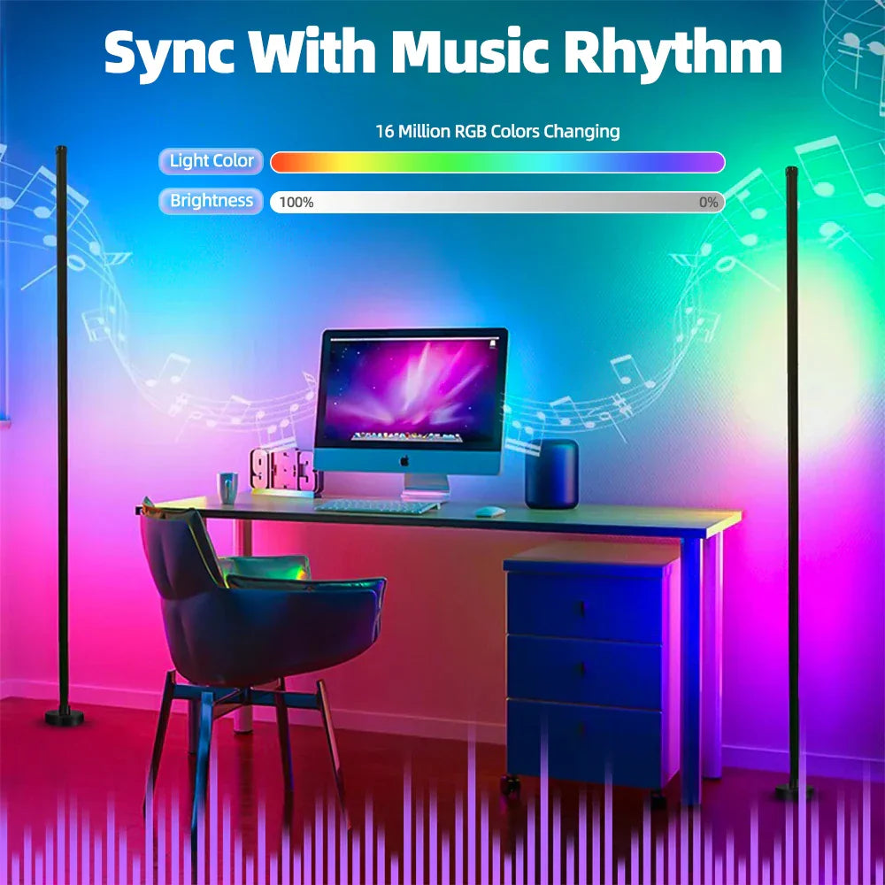 Lisslune | Smart RGB LED Floor Lamp