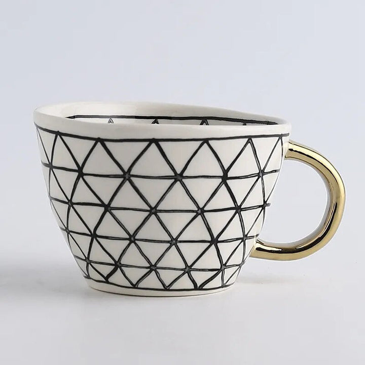 Lisslune | GeoMug Designer Bags & Cups | Stylish Ceramics | Modern Geometric Patterns