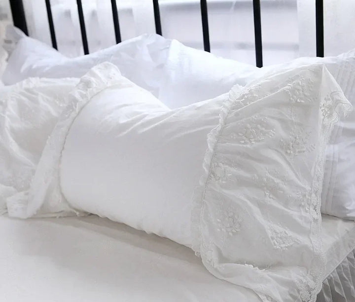 Rynx Romantic Princess Pillowcase Ruffle Lace Pillowcase Home Wedding Decoration Bedding Pillow Covers Pillowcase Body Pillowcase