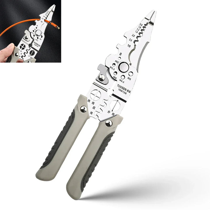 Lisslune | Wire Stripper Adjustable Crimper Automatic Cable Cutter Tool