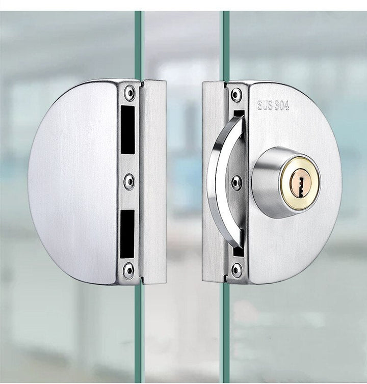 Lisslune | Sliding Door Stainless Steel Safety Glass Door Lock