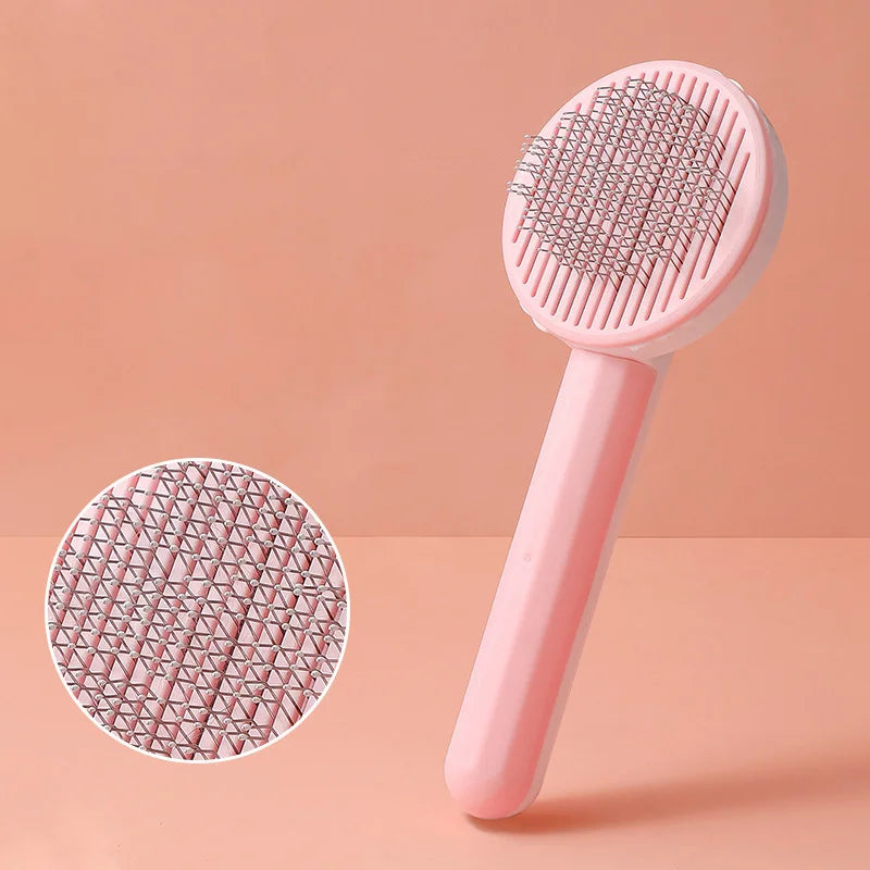 Rynx | Care Pet Hair Remover Brush Cat Dog Hair Comb Removes Comb Short Massager Pet Supplies for Cats Dog Brushes Accessories