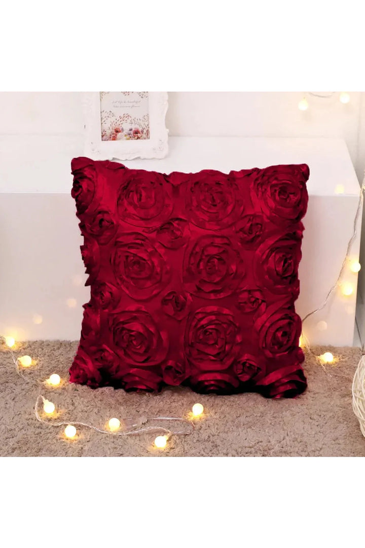 Lisslune | 3D Rose pillow cover