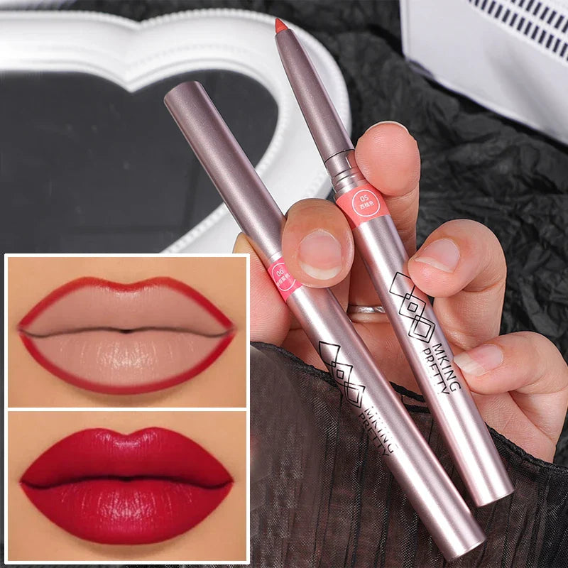 Rynx | Matte Smooth Waterproof Lipstick Velvet Nude Lipstick Pen Sexy Reddish Brown Pigments Makeup Long-lasting Lip Color Cosmetics