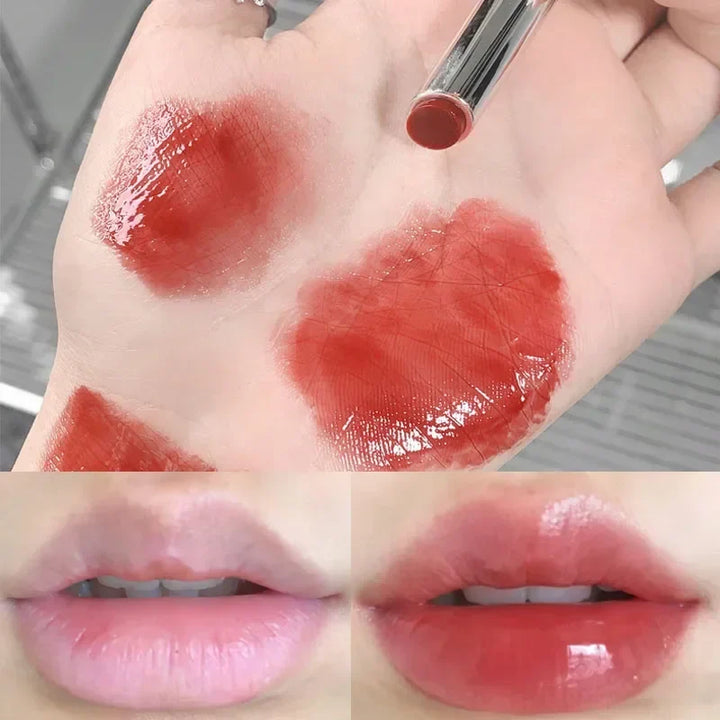 Rynx | Clear Water Light Solid Lip Gloss Gel Watery Pink Lipstick Pencil Moisturizing Mirror Lipstick Pencil Korean Lip Makeup Cosmetics