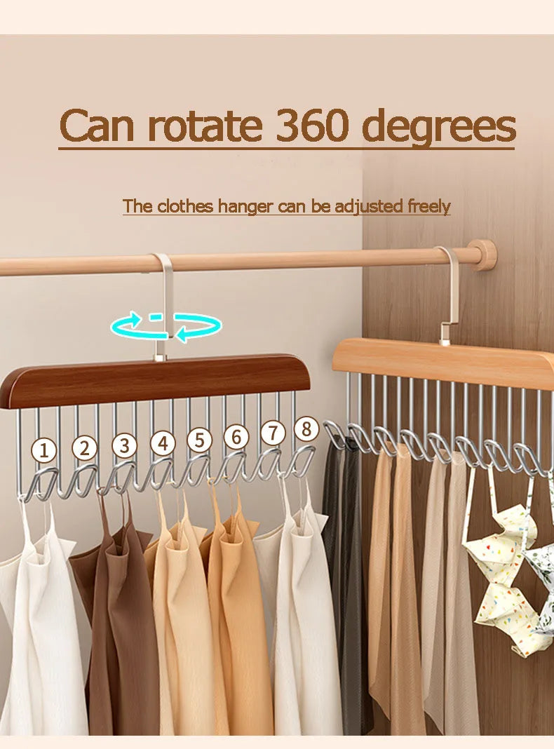 Lisslune | Multi-Hook Space Saver Clothes Organizer Rack