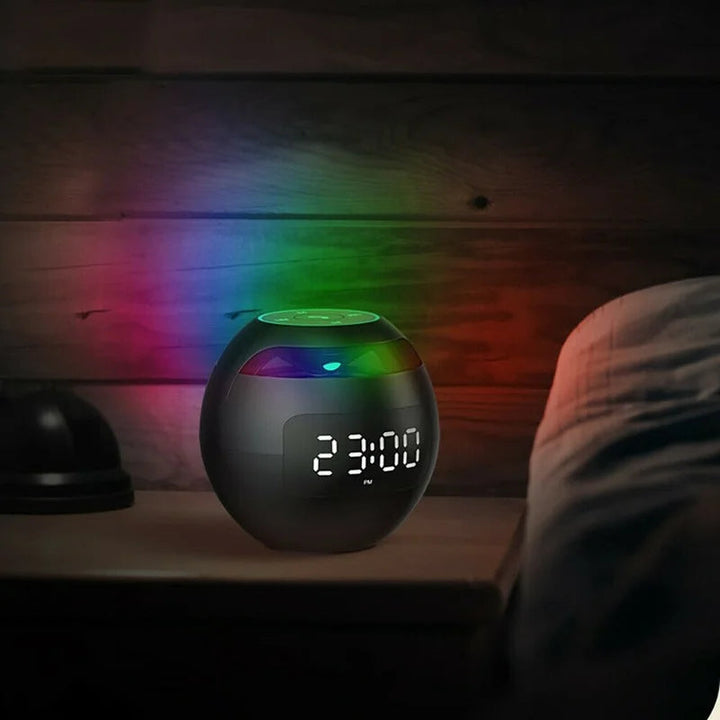 Lisslune | VibeClock - Bluetooth Alarm Clock Speaker with LED Display