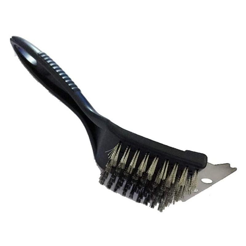 Lisslune | Ultimate BBQ Grill Cleaning Set with Durable Stainless Steel Scraper and Bristle Brush