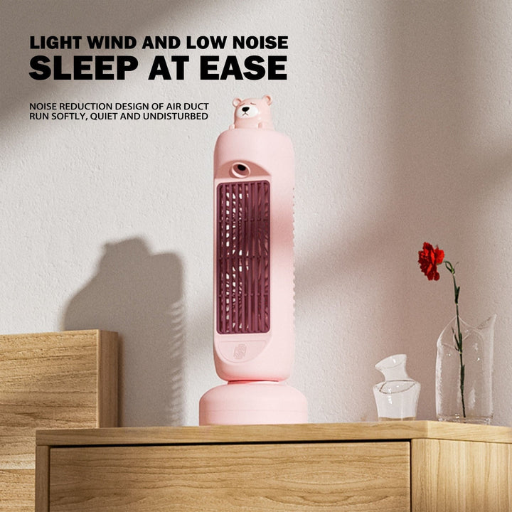 Lisslune | Mini Bear Air Cooler Humidifier Fan