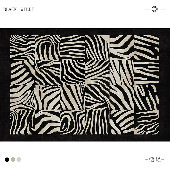 Rynx | Luxury Fashion Minimalist Living Room Carpet Abstract Art Easy to Clean lint-free Carpet Home Decor 패션 러그 модный ковер Tapis Rug