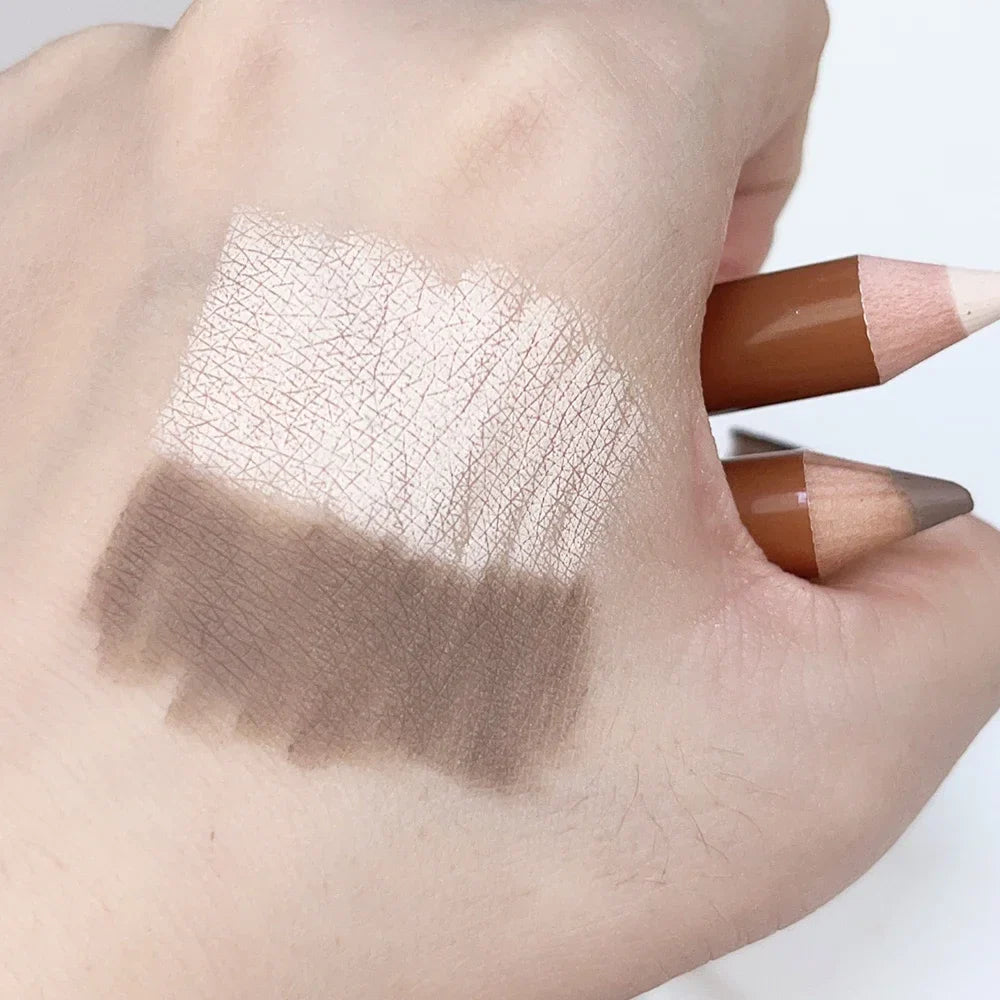 Rynx | Double-ended face highlighter contour stick long-lasting brightening 3D nose shadow sculpting stick concealer corrector stick cosmetics