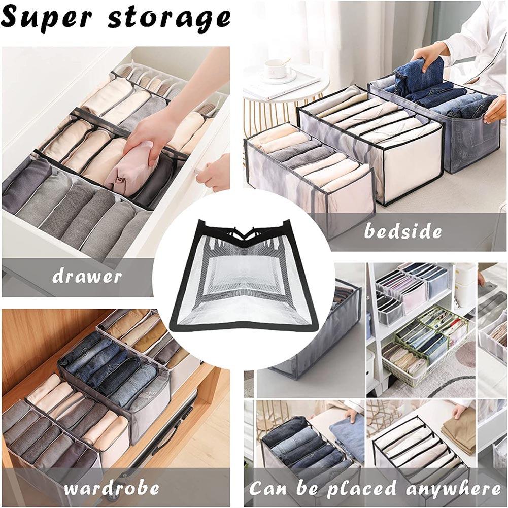 Lisslune | Ultimate Mesh Wardrobe Storage Solution: Transform Your Clothing Organization