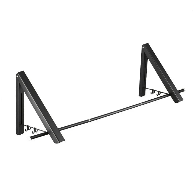 Lisslune | Space Saver Foldable Wall Clothes Aluminum Rack