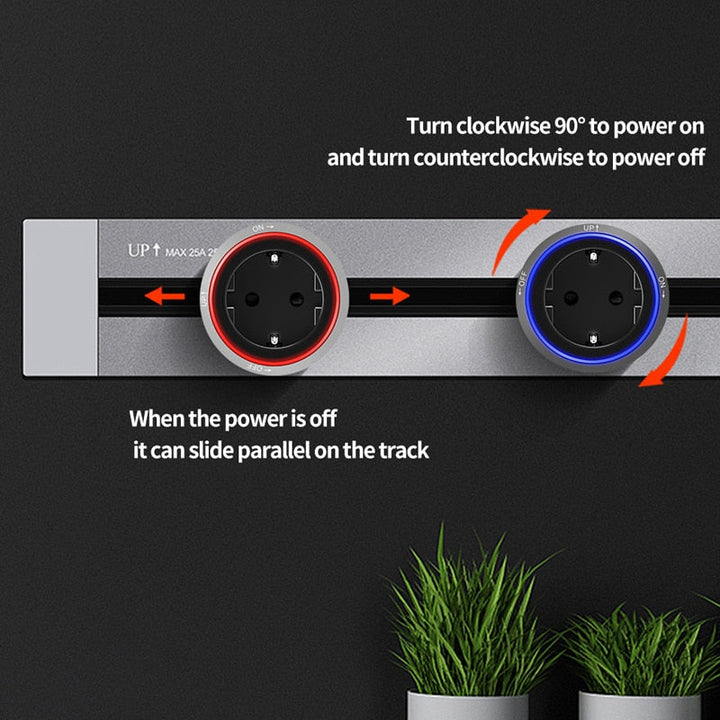 Lisslune | Multiple Power Electric Extension Socket Track