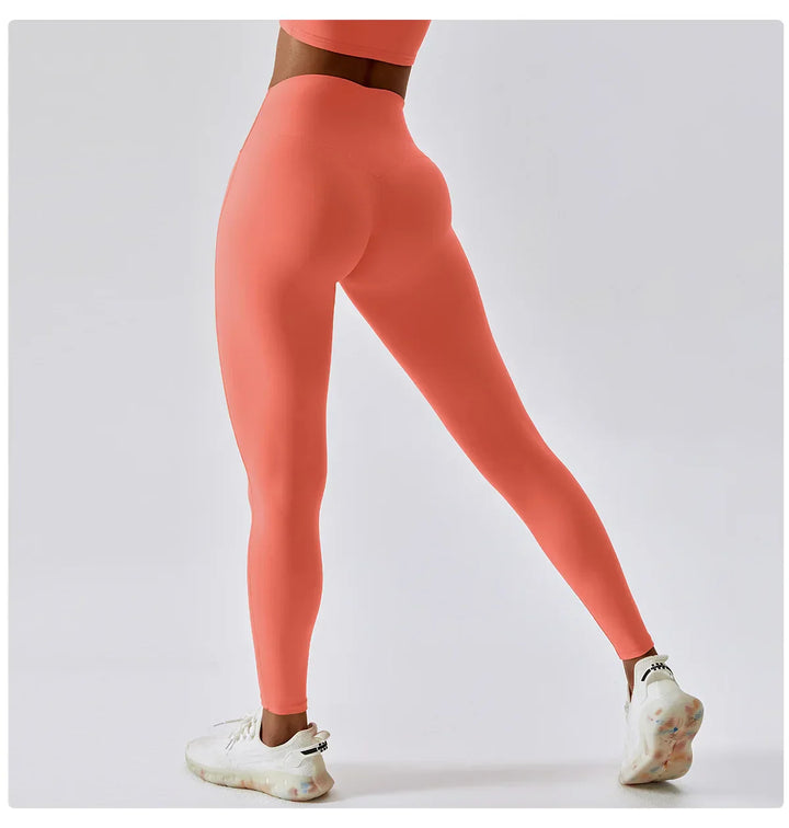 Lisslune | Breathable Push-Up Yoga Leggings with Peach Lift