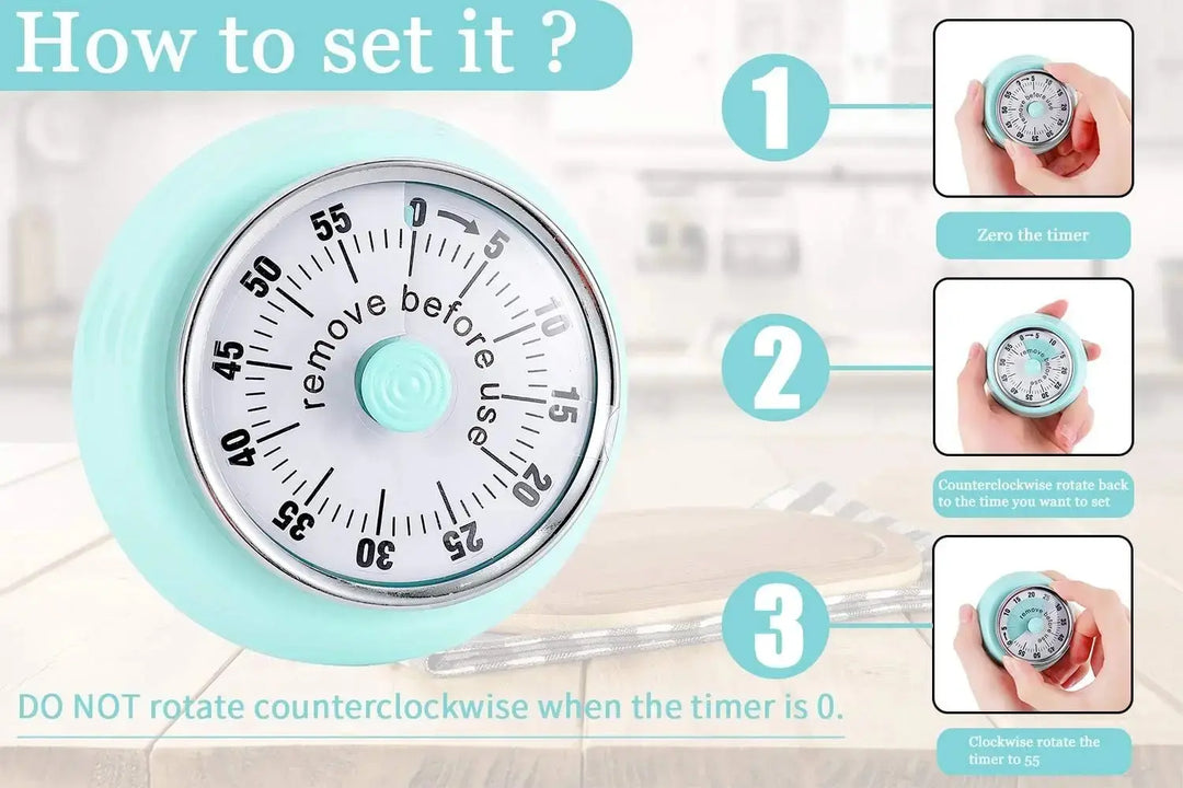 Lisslune | Magnetic Kitchen Timer