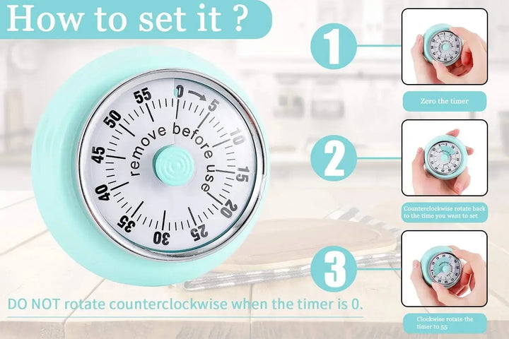 Lisslune | Magnetic Kitchen Timer
