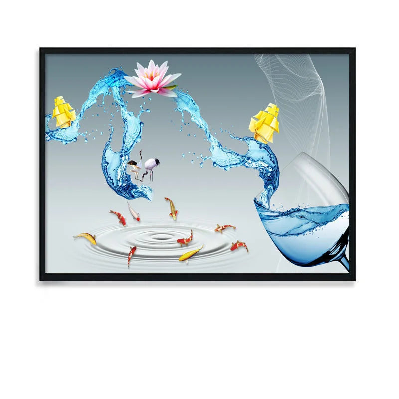 Lisslune | Art View Elegant Canvas Electric Box Cover