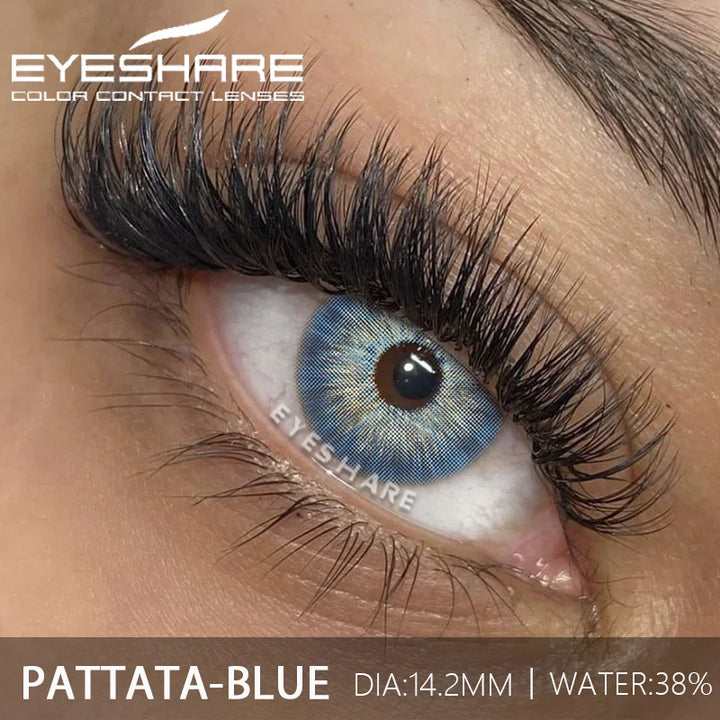 Rynx | 1 Pair Fashion Color Contact Lenses for Eyes Blue Eye Contact Lenses Cosmetic Green Contacts Annual Brown Eye Lens Gray Lenses