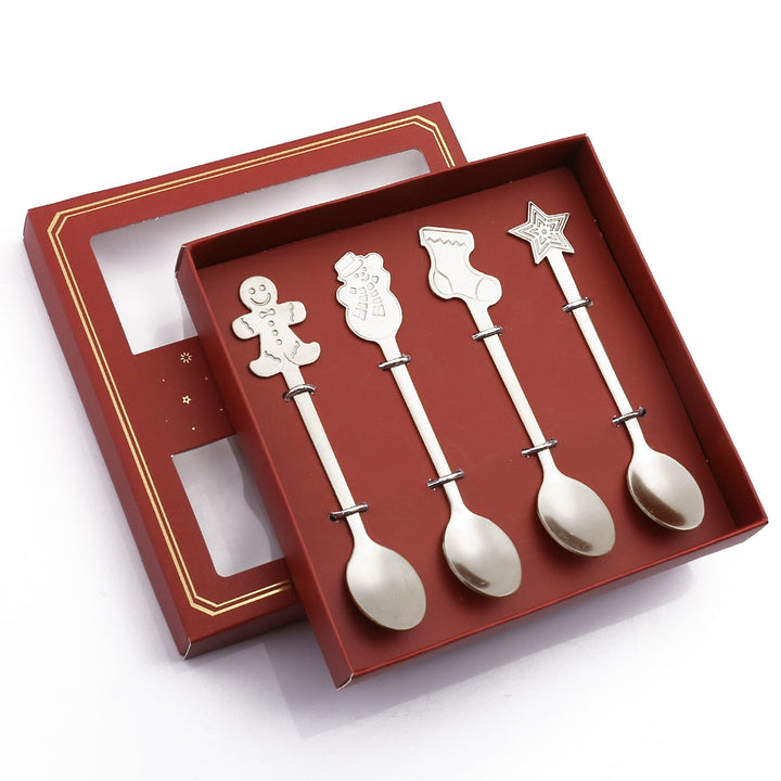 Lisslune | 4Pcs Christmas Best Wishes Tableware Set